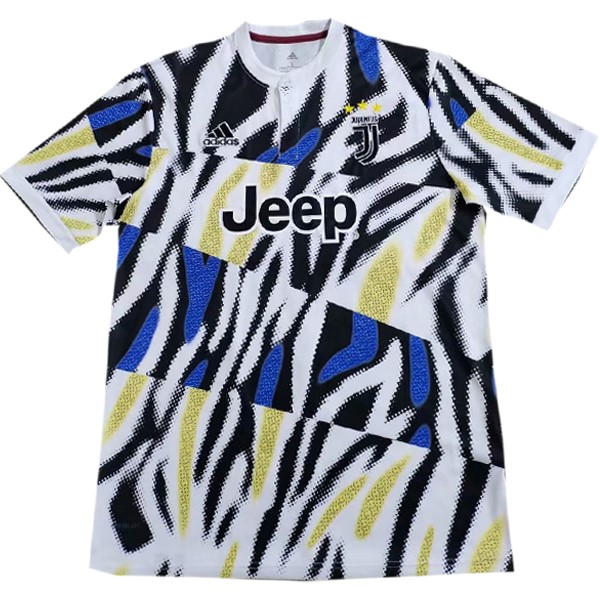 Thailande Maillot Football Juventus Spécial 2021-22 Jaune Bleu